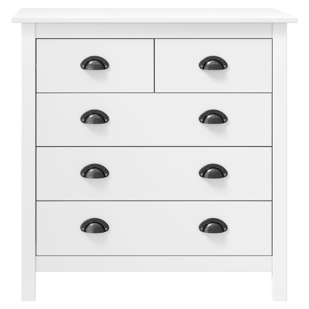vidaXL Dressoir Hill 46x35x80 cm massief grenenhout