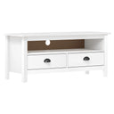 vidaXL Tv-meubel Hill 110x40x47 cm grenenhout honingbruin