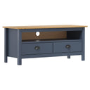 vidaXL Tv-meubel Hill 110x40x47 cm grenenhout honingbruin