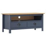 vidaXL Tv-meubel Hill 110x40x47 cm grenenhout honingbruin