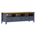 vidaXL Tv-meubel Hill 158x40x47 cm grenenhout honingbruin