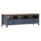 vidaXL TV Cabinet Hill 158x40x47 cm Pine Wood Honey Brown