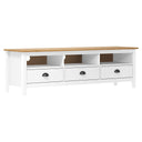 vidaXL Tv-meubel Hill 158x40x47 cm grenenhout honingbruin