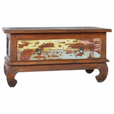 vidaXL Salontafel 80x50x40 cm gerecycled teakhout