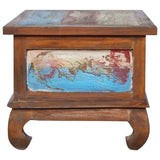 vidaXL Salontafel 80x50x40 cm gerecycled teakhout