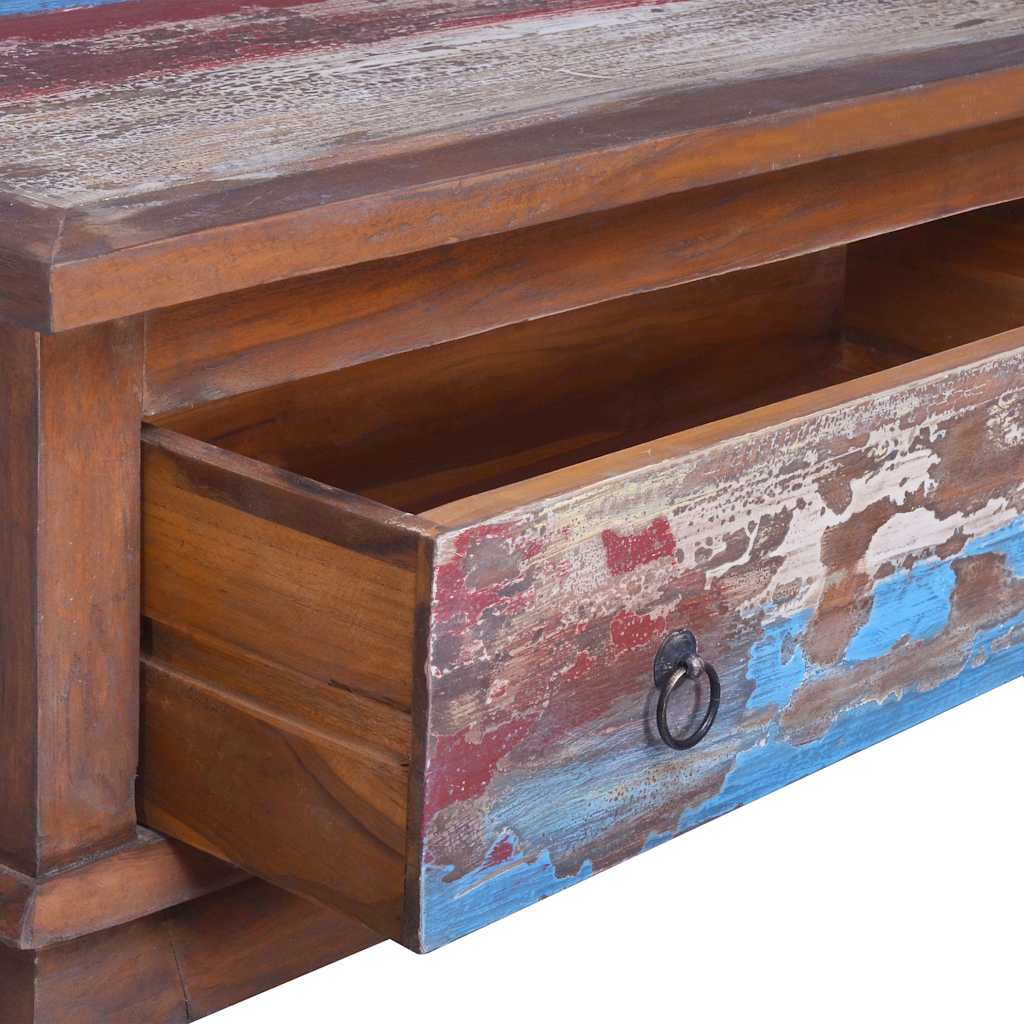 vidaXL Salontafel 80x50x40 cm gerecycled teakhout