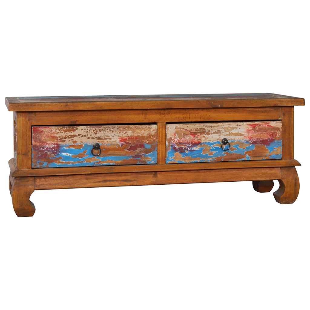 vidaXL Tv-meubel 110x35x40 cm gerecycled teakhout