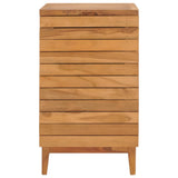 vidaXL Laundry Basket 40x30x45 cm Solid Teak Wood