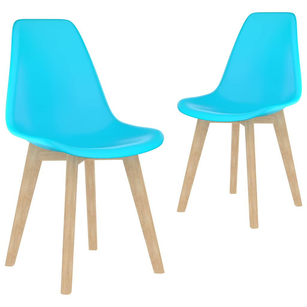 vidaXL Dining Chairs 6 pcs Plastic White
