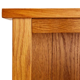 vidaXL Boekenkast 45x22,5x82 cm massief eikenhout