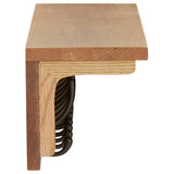 vidaXL Coat Rack 60x16x16 cm Solid Oak Wood