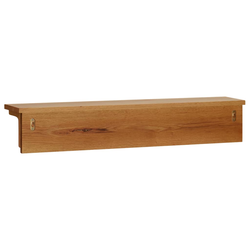 vidaXL Coat Rack 60x16x16 cm Solid Oak Wood