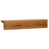 vidaXL Coat Rack 60x16x16 cm Solid Oak Wood