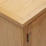 vidaXL Cabinet 45x32x85 cm solid oak wood