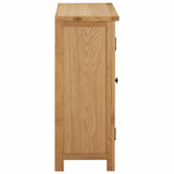 vidaXL Wijnkast voor 11 flessen 80x32x80 cm massief eikenhout