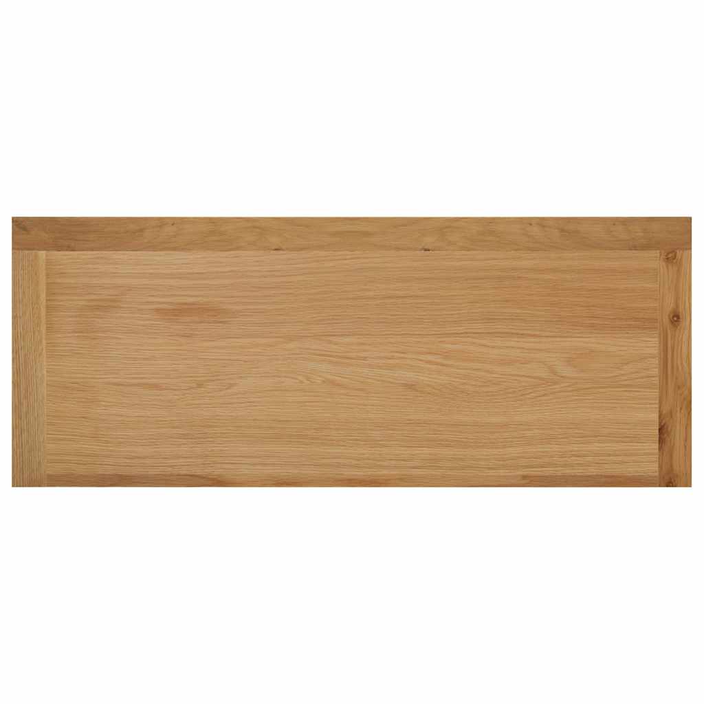 vidaXL Wijnkast voor 11 flessen 80x32x80 cm massief eikenhout