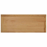 vidaXL Wijnkast voor 11 flessen 80x32x80 cm massief eikenhout
