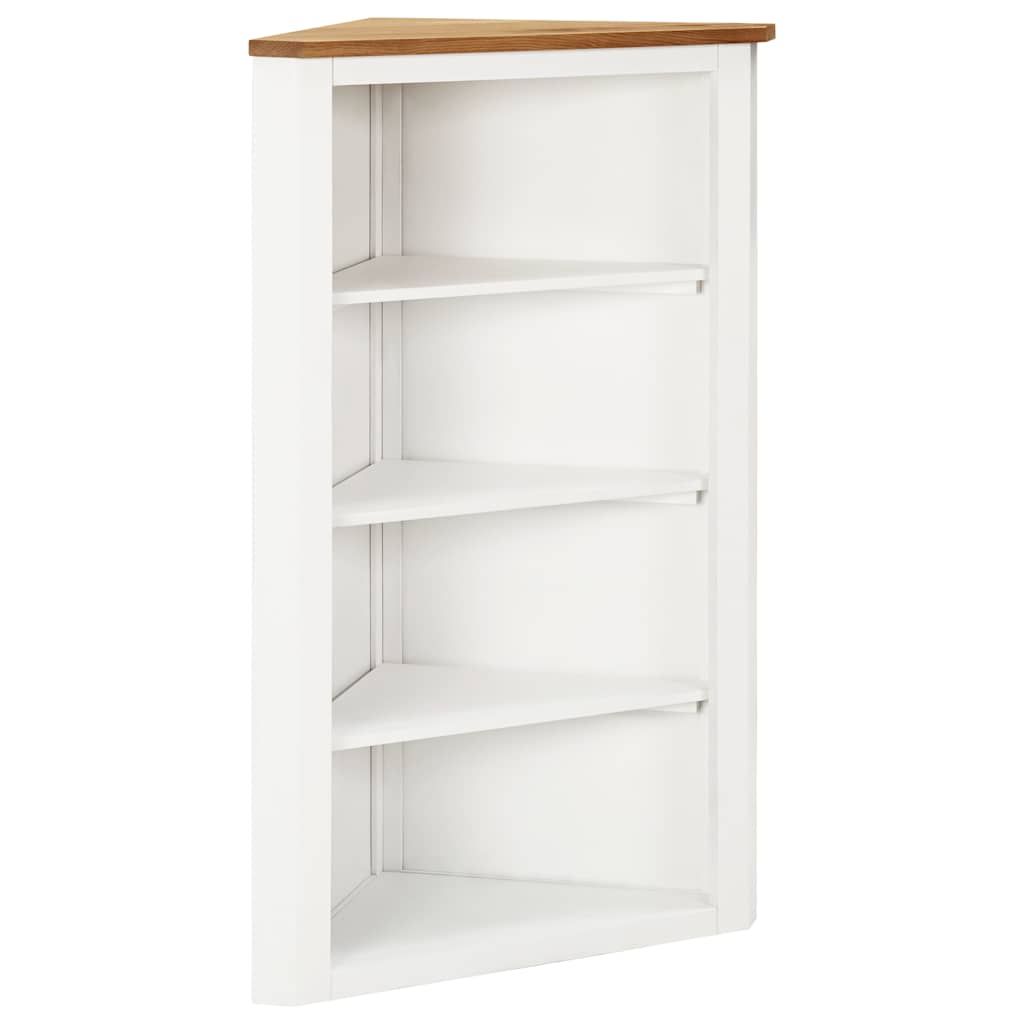 vidaXL Hoekkast 59x36x100 cm massief eikenhout