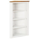 vidaXL Hoekkast 59x36x100 cm massief eikenhout