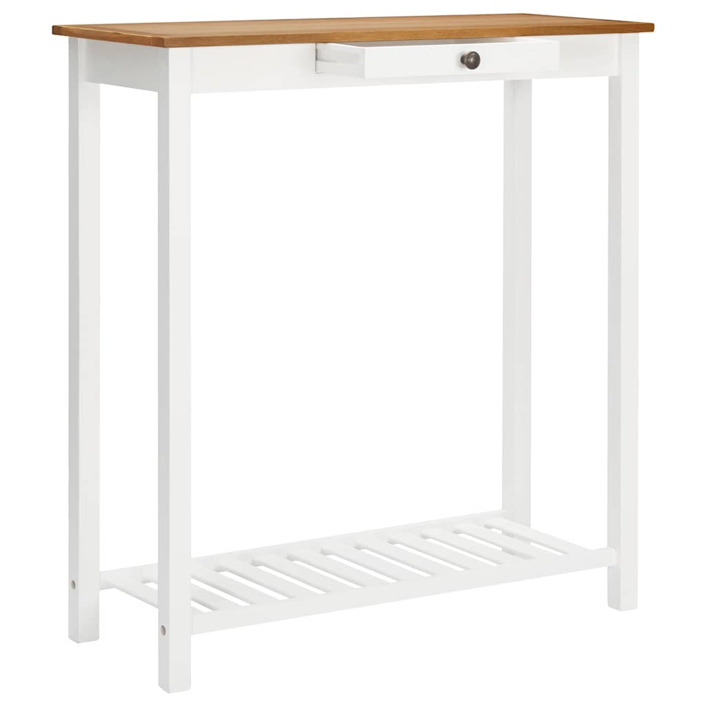 vidaXL Bartafel 100x40x110 cm massief eikenhout