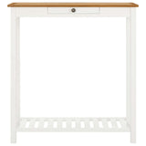 vidaXL Bartafel 100x40x110 cm massief eikenhout