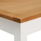 vidaXL Bartafel 100x40x110 cm massief eikenhout