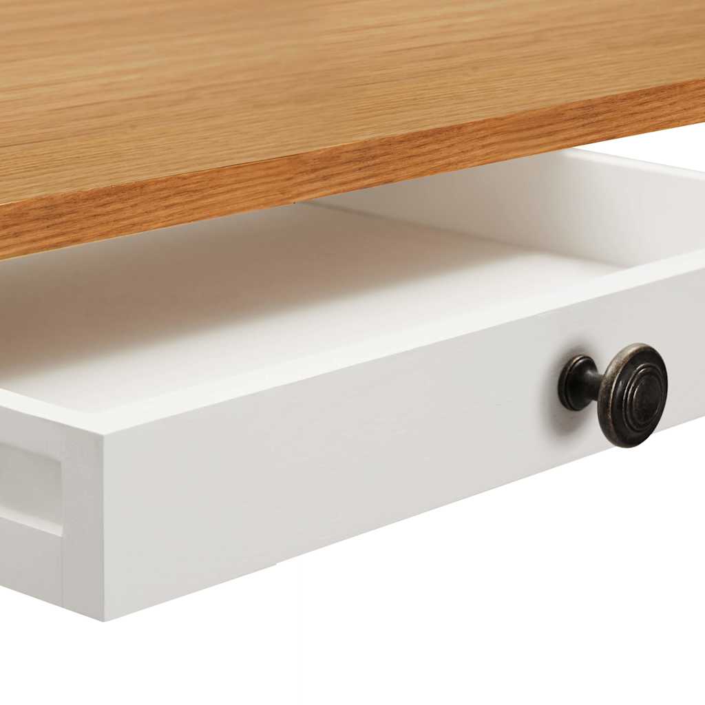 vidaXL Bartafel 100x40x110 cm massief eikenhout