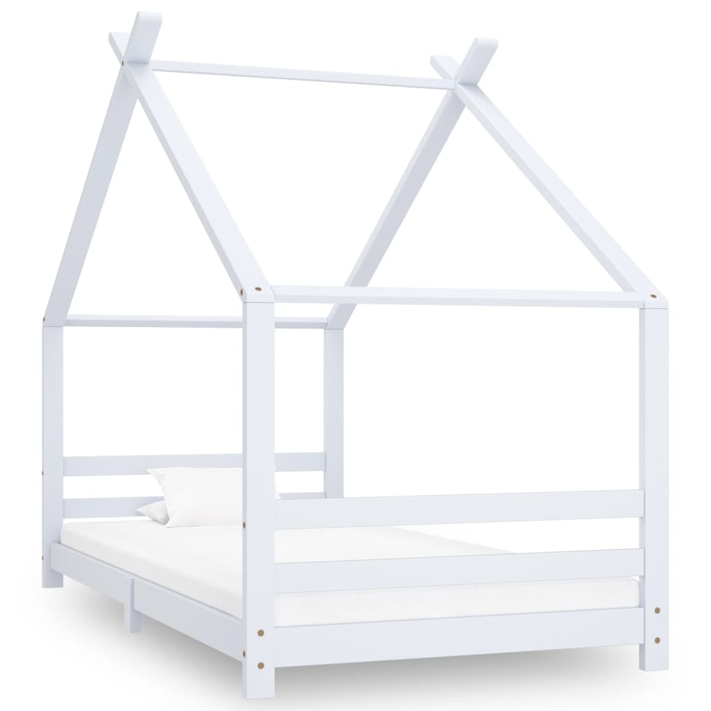 vidaXL Kids' Bed Frame Solid Pine Wood 70x140 cm