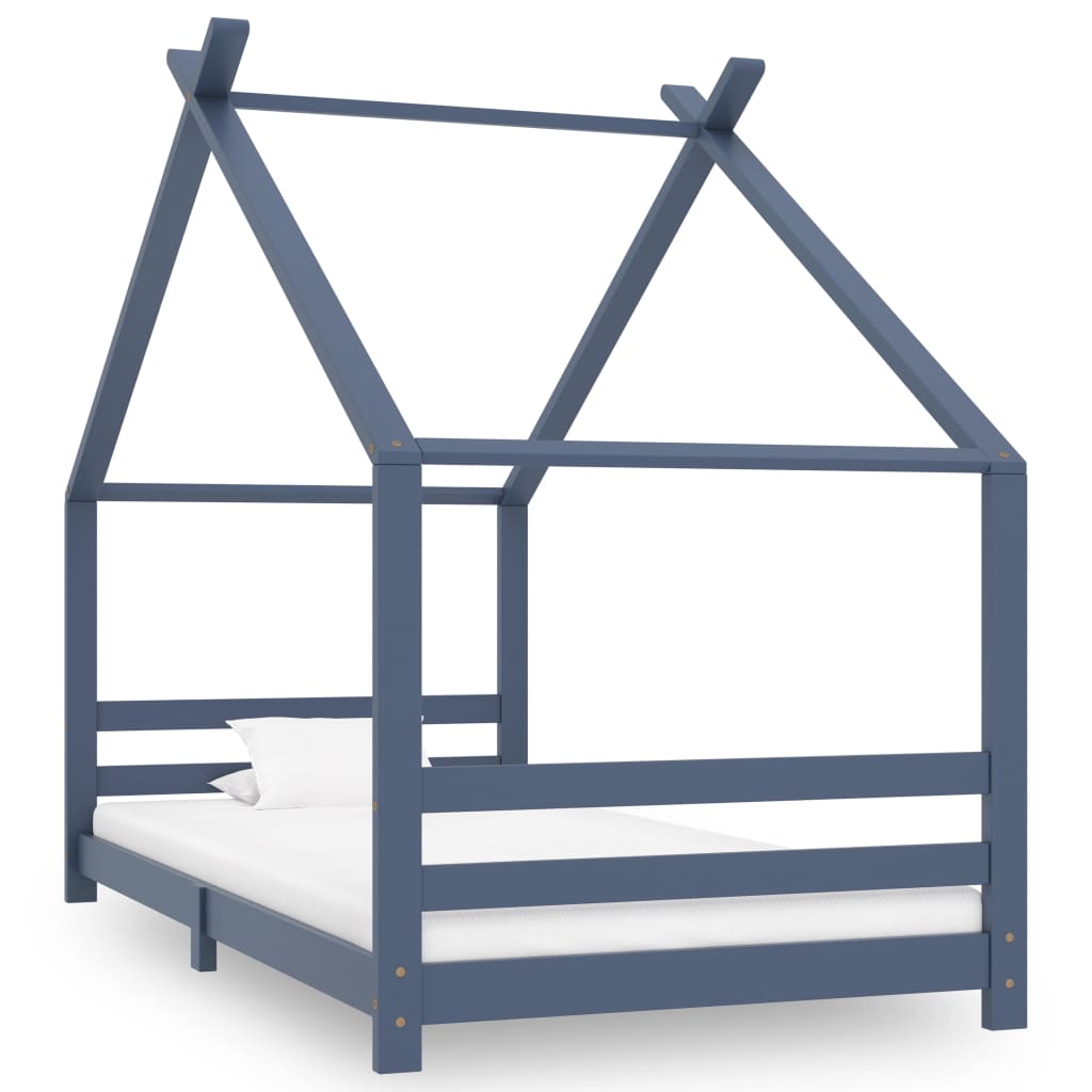 vidaXL Kids' Bed Frame Solid Pine Wood 70x140 cm