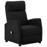 vidaXL Massage Chair artificial leather black