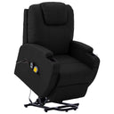 vidaXL Standing Massage Chair Artificial Leather Black