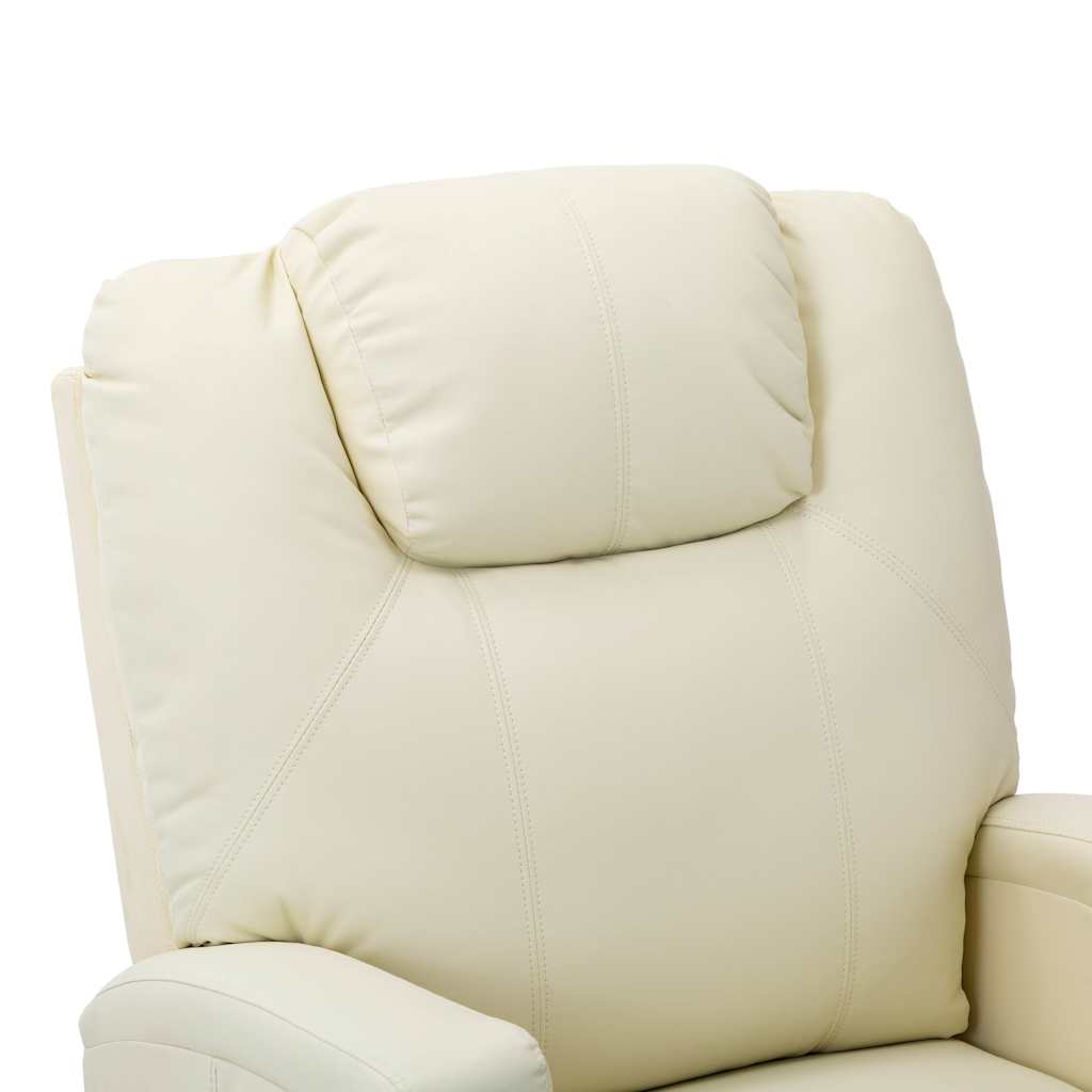 vidaXL Standing Massage Chair Artificial Leather Black