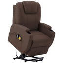 vidaXL Standing Massage Chair Artificial Leather Black
