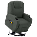 vidaXL Standing Massage Chair Artificial Leather Black