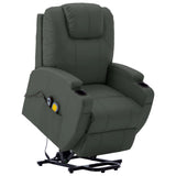 vidaXL Standing Massage Chair Artificial Leather Black