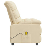vidaXL Massagestoel stof lichtgrijs