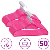 vidaXL 20-piece Non-Slip Velvet Clothes Hanger Set Grey