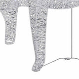 vidaXL Kerstdecoratie rendieren en slee 60 LED's goudkleurig