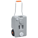vidaXL Water Tank on Wheels 25 L Blue