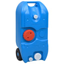 vidaXL Réservoir d'eau avec roue 40 L bleu