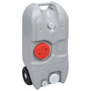 vidaXL Réservoir d'eau avec roue 40 L bleu
