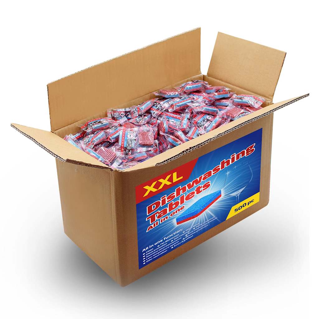 vidaXL Dishwasher Tablets 12-in-1 250 pcs 4.5 kg
