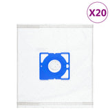 vidaXL Vacuum Cleaner Bags for Philips S-bag 20 pcs
