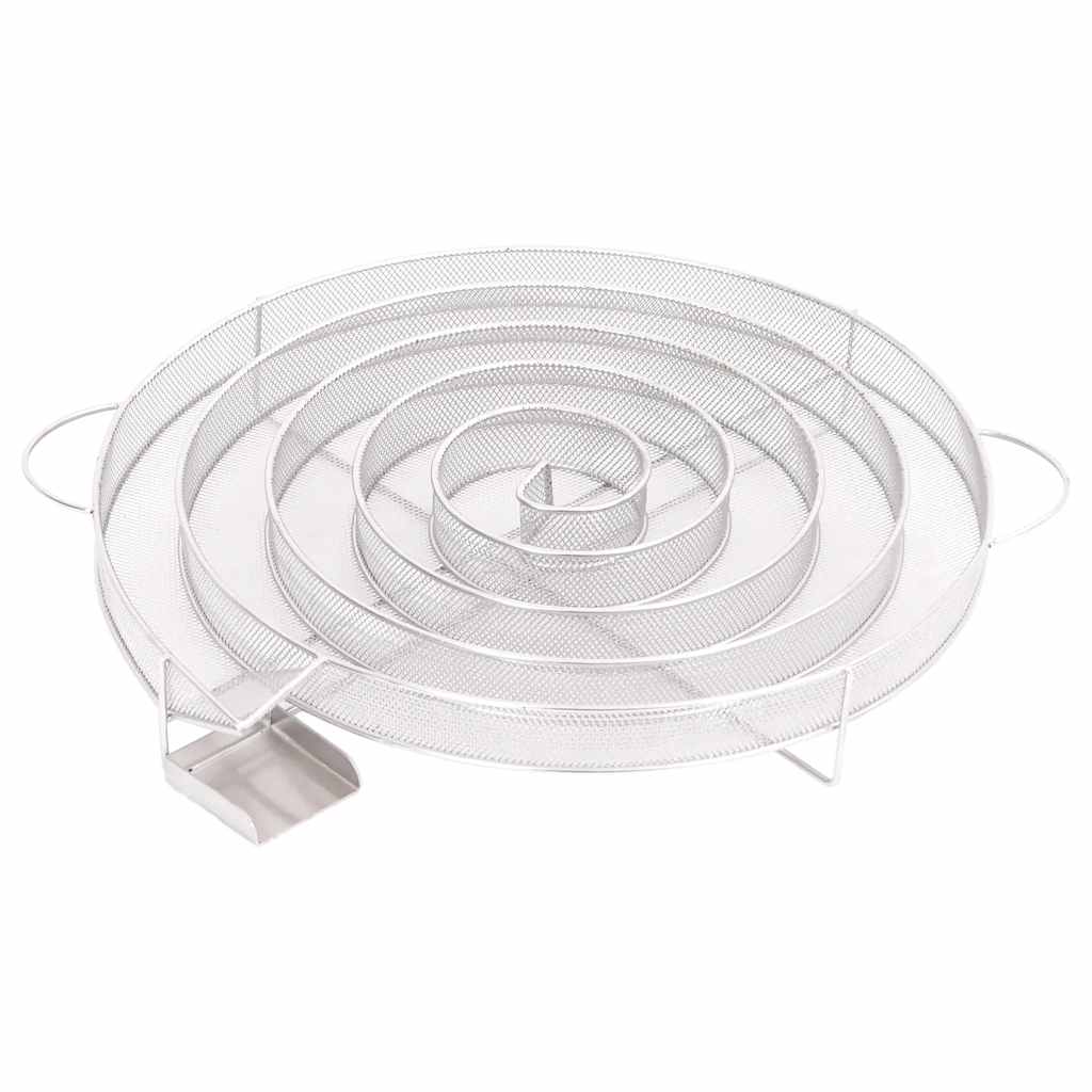 vidaXL Cold Smoke Generator round 19.5 cm stainless steel