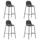 vidaXL 3-Piece Bar Set Fabric Dark Grey