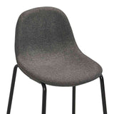 vidaXL 3-Piece Bar Set Fabric Dark Grey