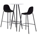 vidaXL 3-Piece Bar Set Fabric Dark Grey