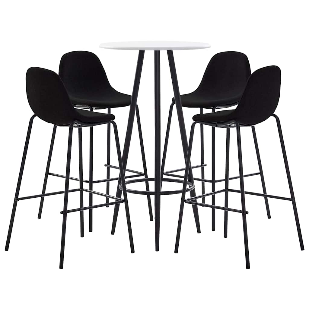 vidaXL 3-Piece Bar Set Fabric Dark Grey