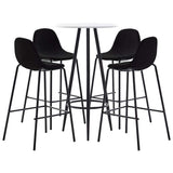 vidaXL 3-Piece Bar Set Fabric Dark Grey