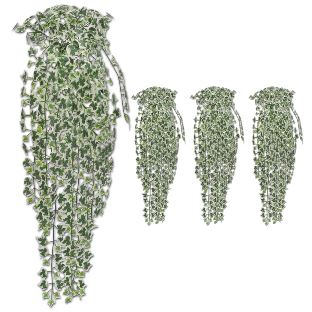 vidaXL Artificial Plants 2 pcs Ivy 90 cm Green